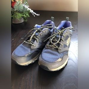 Sketchers “Trail” shoes blue ladies size 8